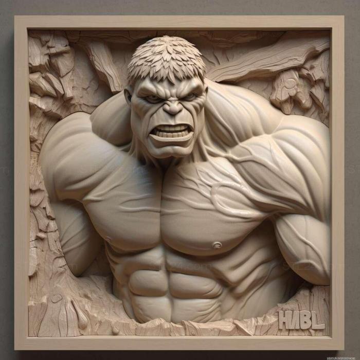 Ideas (incredible hulk 4, IDEA_34844) 3D models for cnc